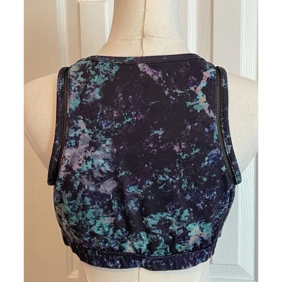 Fabletics Sports Bra Size Large Space Dye Workout Gym Yoga Tennis Athleisure - Picture 2 of 9